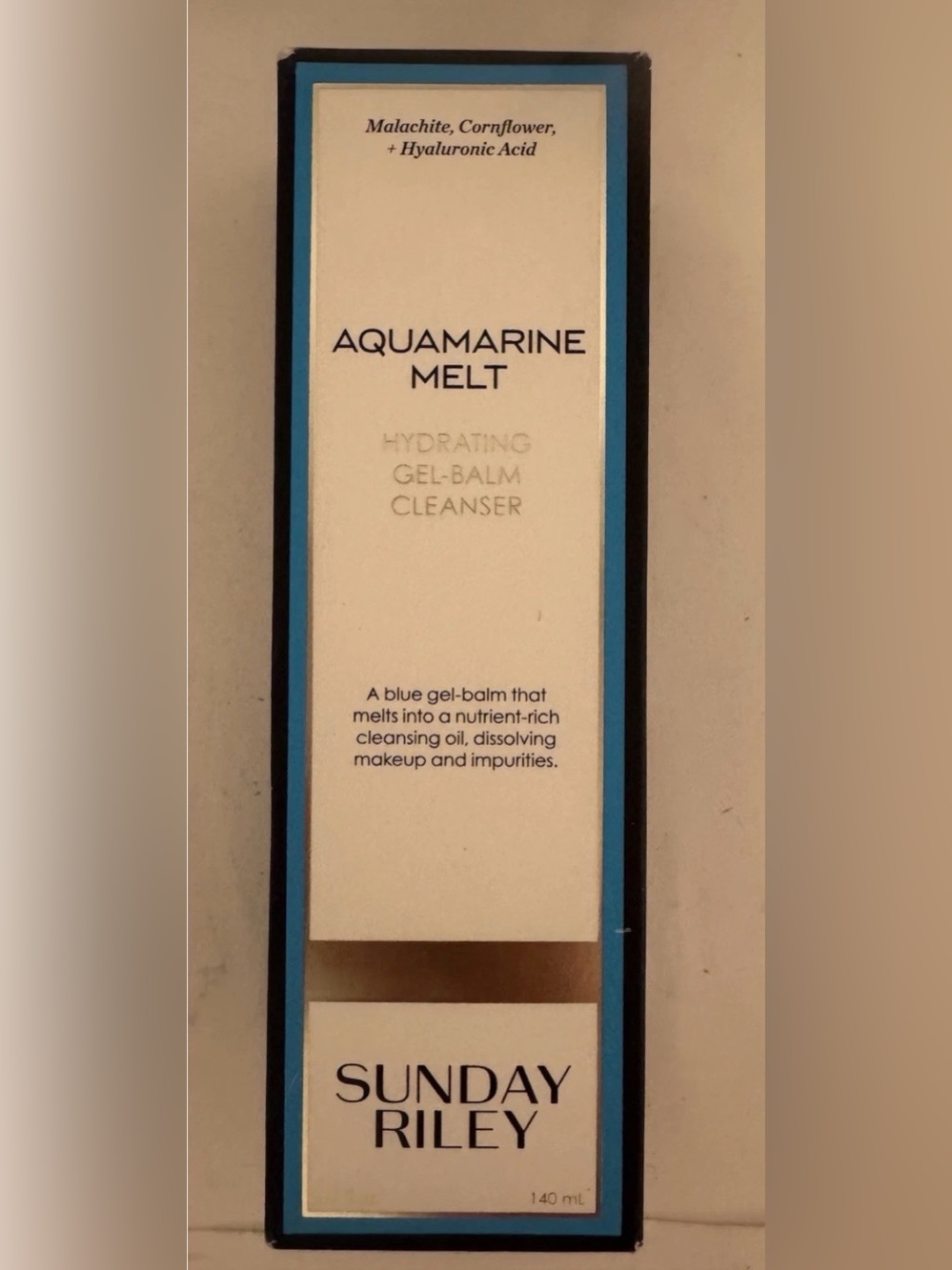 Sunday Riley Aquamarine Melt Hydrating Gel-Balm Cleanser 4.7 oz / 140ml